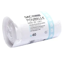 Sac poubelle 5L avec lien x 40