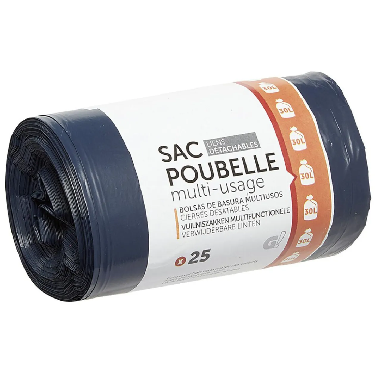 Sac poubelle 30l x25