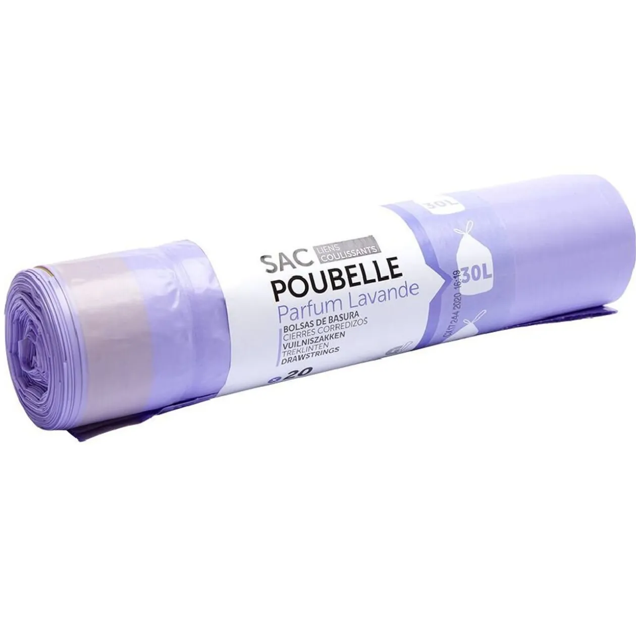 Sac poubelle 30l x20 lavande