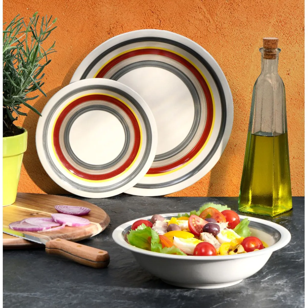 Saladier Bayadère Ø 20 cm