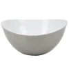 Saladier bicolore gris blanc