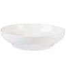 Saladier de service rond en porcelaine blanc