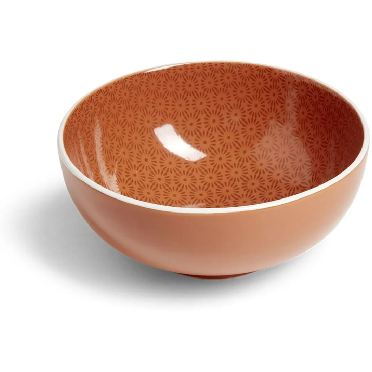 Saladier en faïence Ø20,5xH8,5cm - 3 coloris