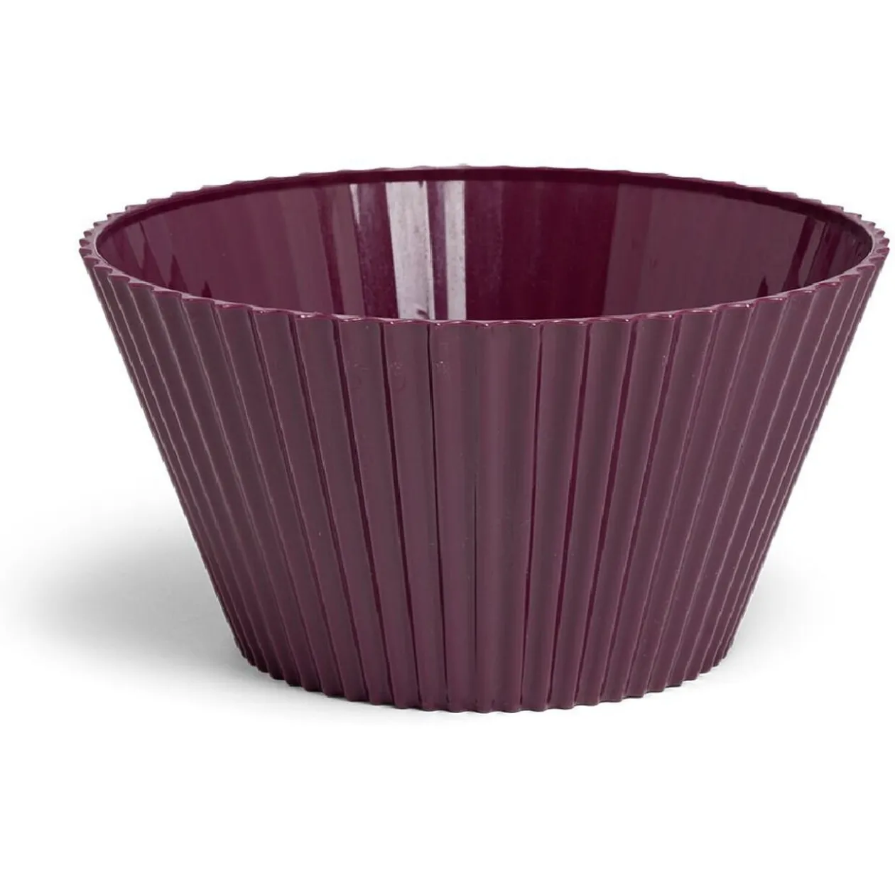 Saladier en plastique Ø25xH13,5cm - 4 coloris