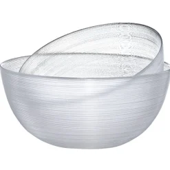 Saladier en verre x2