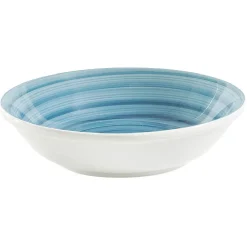 Saladier faïence déco spirale Ø25 cm