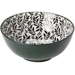 Saladier motif feuillage