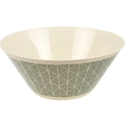 Saladier motif géométrique noir et blanc