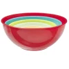 Saladier plastique multicolore x5