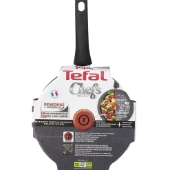 Sauteuse Tefal aluminium effet pierre avec couvercle Ø24cm