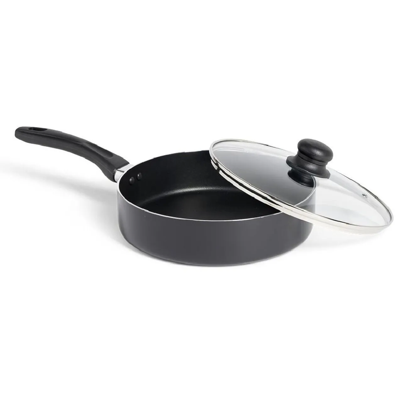 Sauteuse tous feux sauf induction aluminium noir Ø24cm