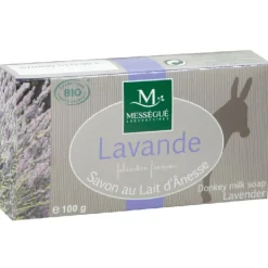 Savon au lait anesse Lavande Mességué