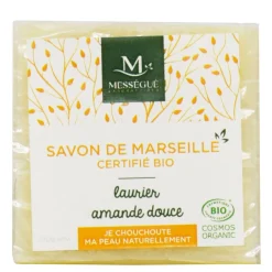 Savon de Marseille bio laurier amande