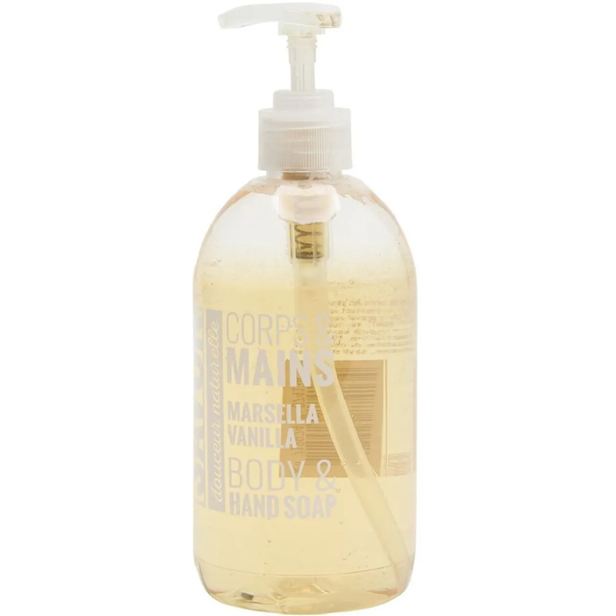 Savon liquide corps et mains parfum vanille 500 ml