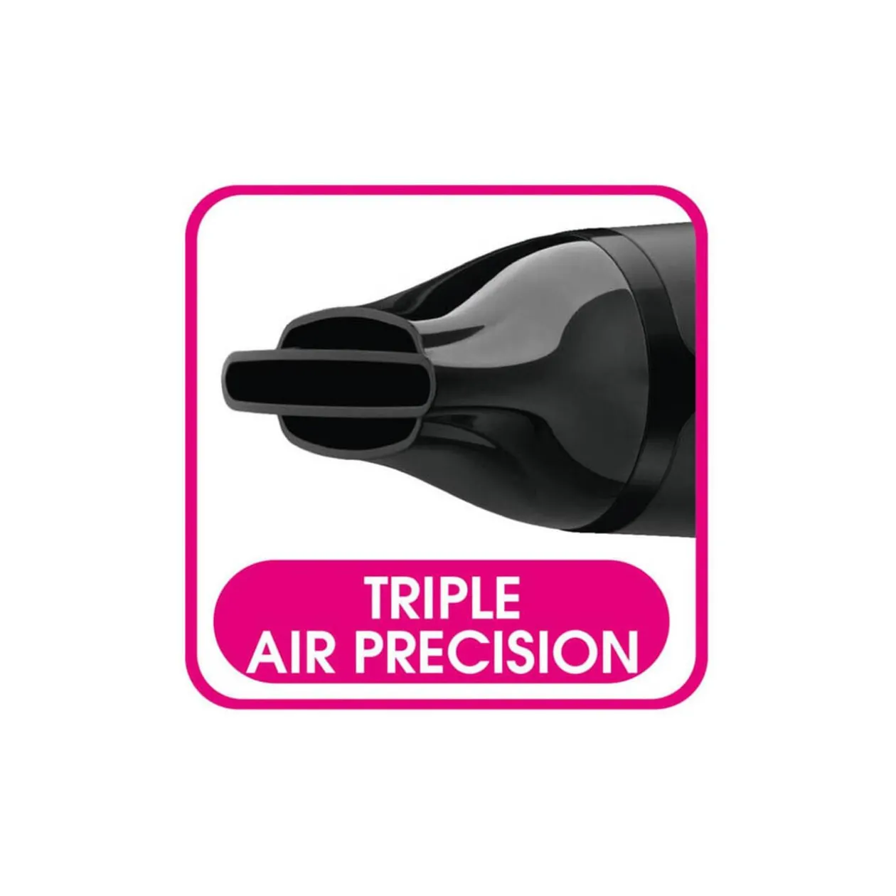 Sèche cheveux Calor Studio Dry rose et noir