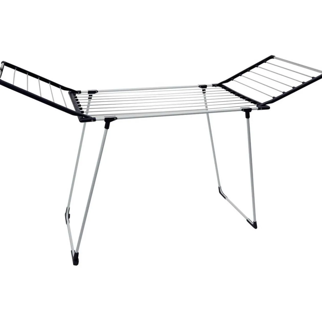 Séchoir à linge horizontal blanc et bleu 20 m d'étendage