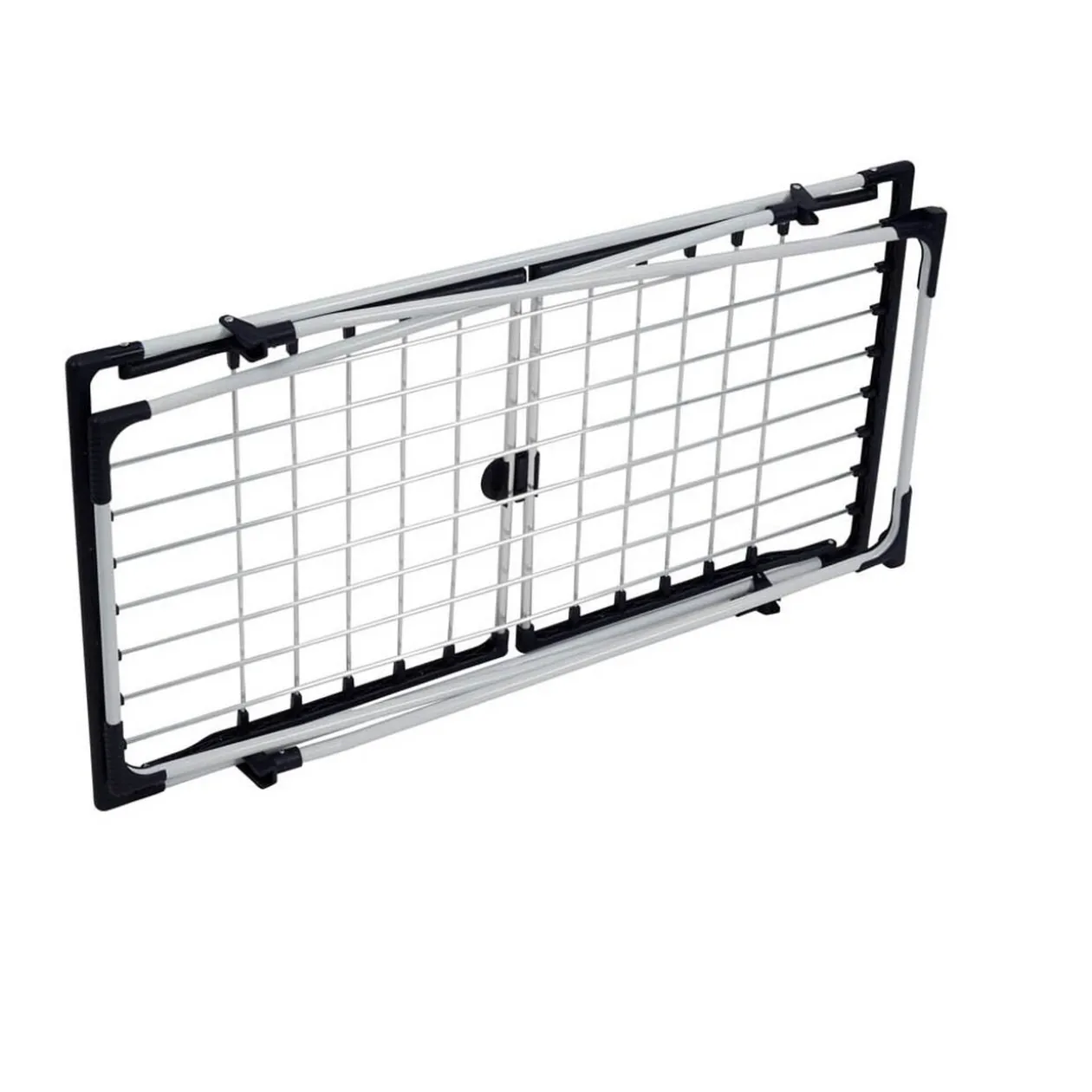 Séchoir à linge horizontal blanc et bleu 20 m d'étendage