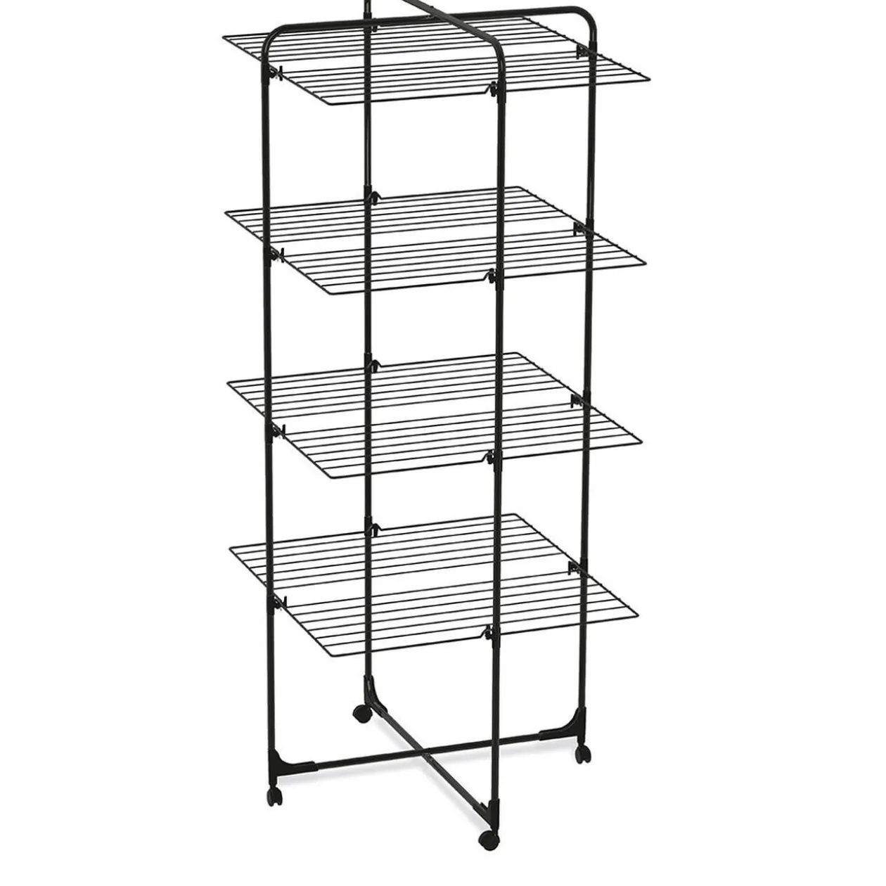 Séchoir 4 niveaux acier laqué anti-rouille 40m