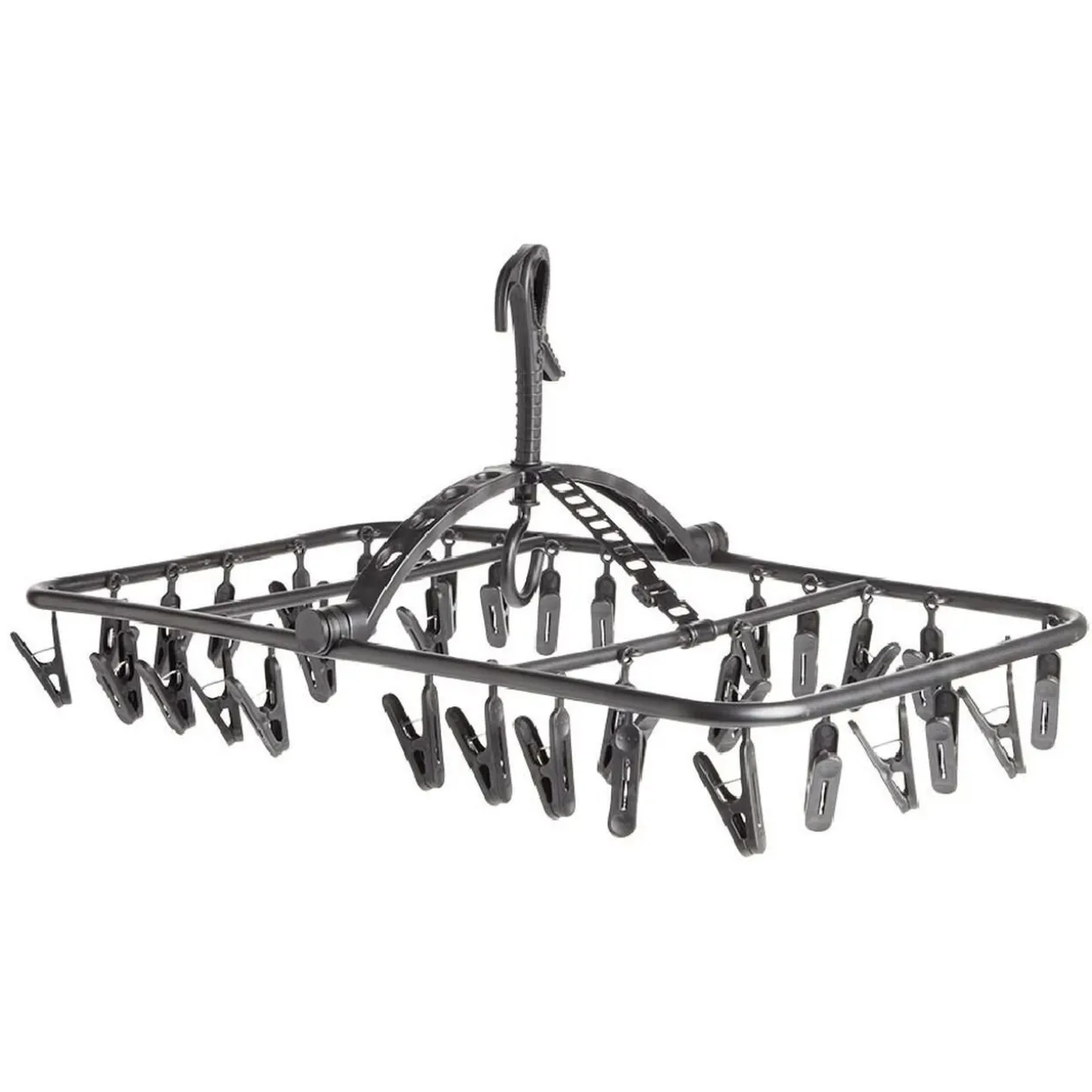 Séchoir à suspendre 32 pinces 63x34xH35cm