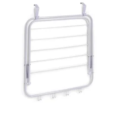 Séchoir de porte 51x41xH51cm fer blanc