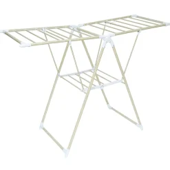 Séchoir effet bois étendoir à linge 14m