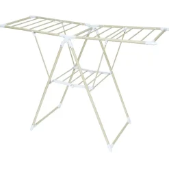 Séchoir effet bois étendoir à linge 14m