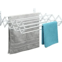 Séchoir extensible à fixer au mur