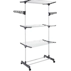 Séchoir étendoir à linge avec porte cintre 20m