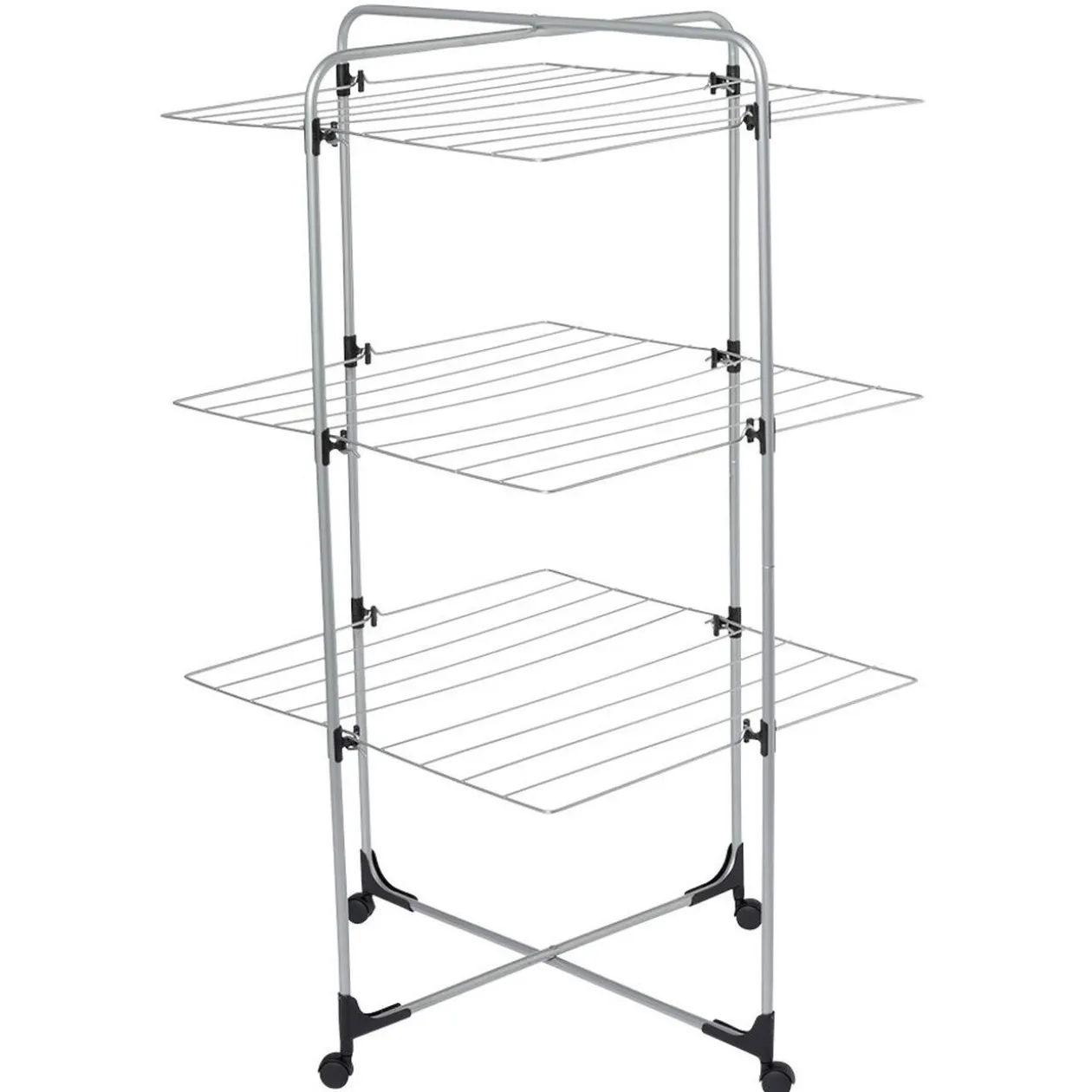 Séchoir tour 3 niveaux étendoir à linge 30m