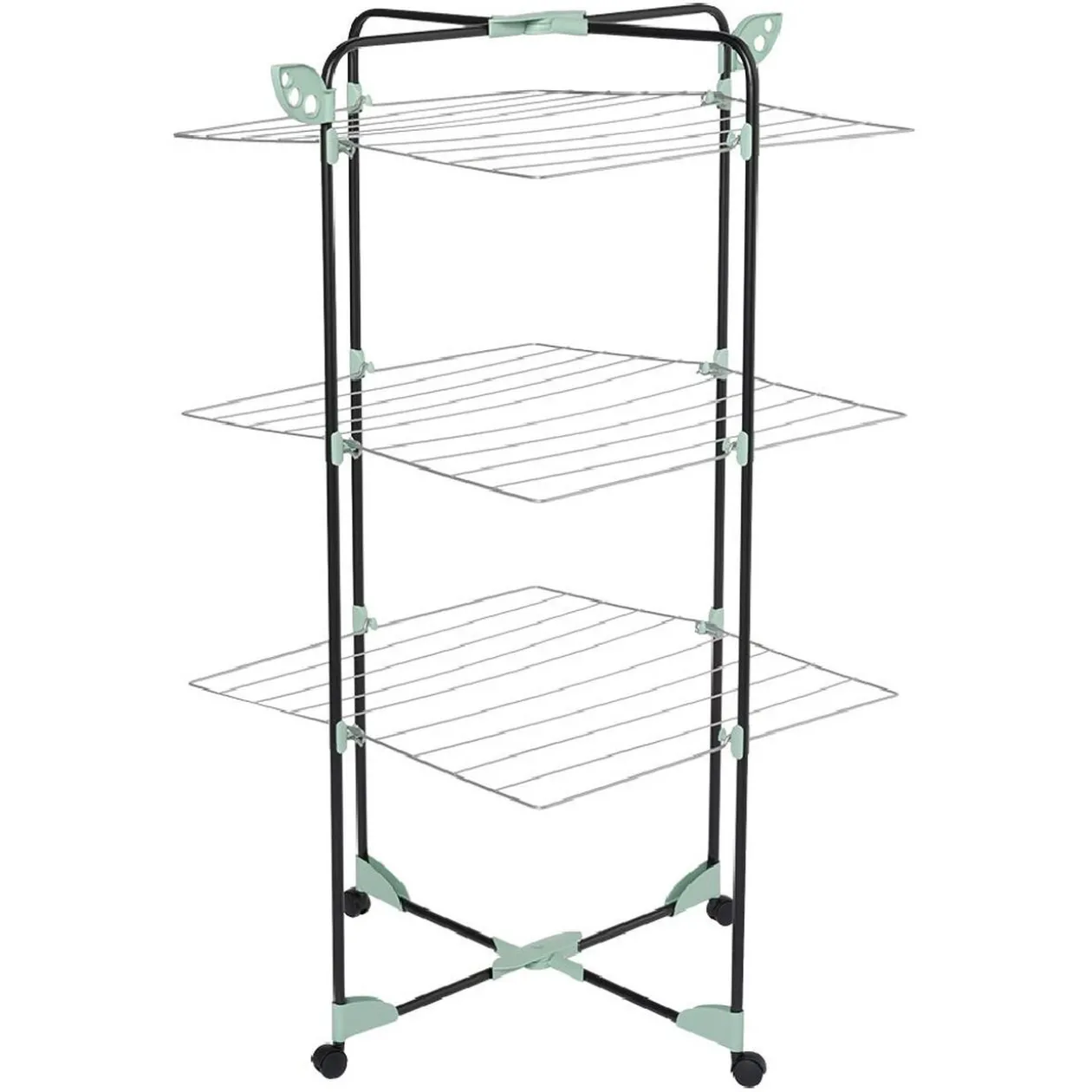 Séchoir tour 3 niveaux étendoir à linge 30m