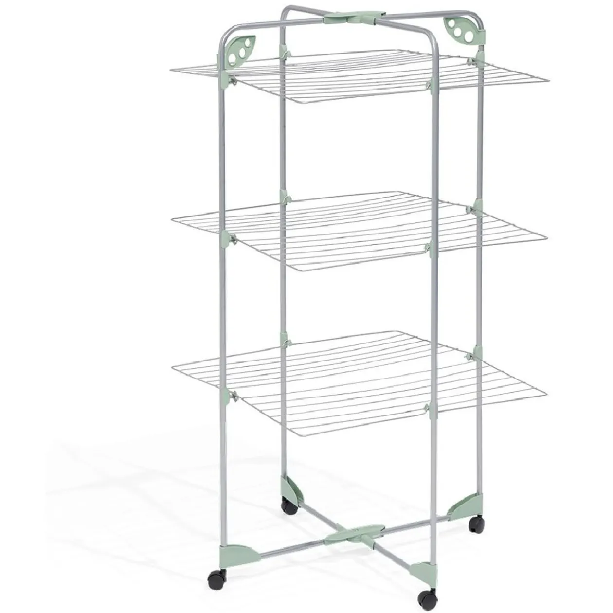 Séchoir tour à roulettes étendoir à linge 30m