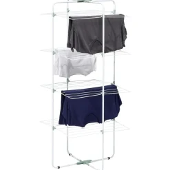 Séchoir tour sur roulettes étendoir à linge 4 niveaux