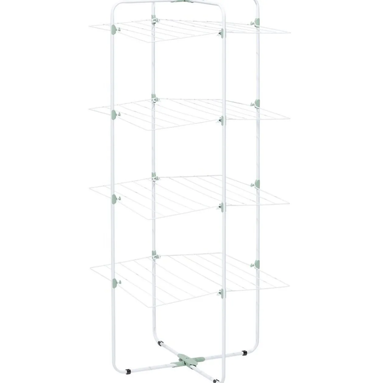 Séchoir tour sur roulettes étendoir à linge 4 niveaux