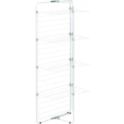 Séchoir tour sur roulettes étendoir à linge 4 niveaux