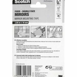 Scotch double face effet miroir 1,5 m