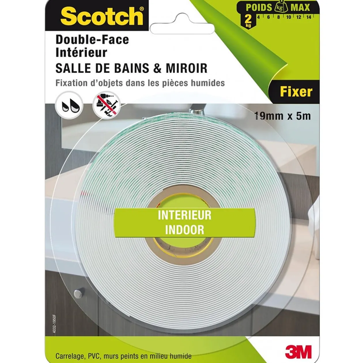 Scotch double face intérieur