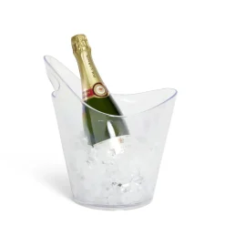 Seau à glaces 5L plastique transparent