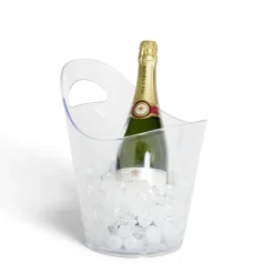 Seau à glaces 5L plastique transparent