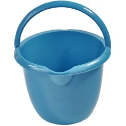 Seau bleu avec anse 7 L