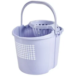 Seau essoreur bleu et corail 13 L