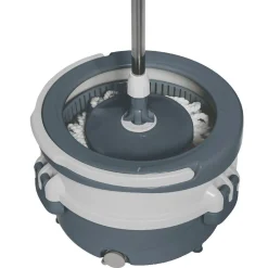 Seau essoreur et balai rotatif microfibre