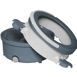 Seau essoreur et balai rotatif microfibre