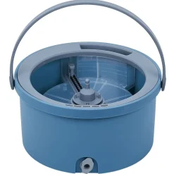 Seau essoreur polypropylène bleu L22x16xH32,5cm