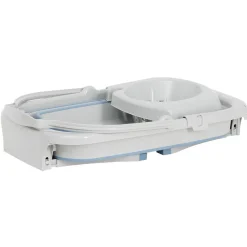 Seau essoreur rétractable 20L gris