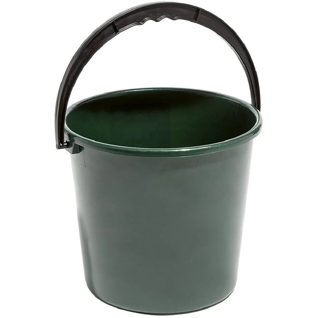 Seau ménager 10 L vert foncé