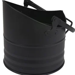 Seau porte bûches noir