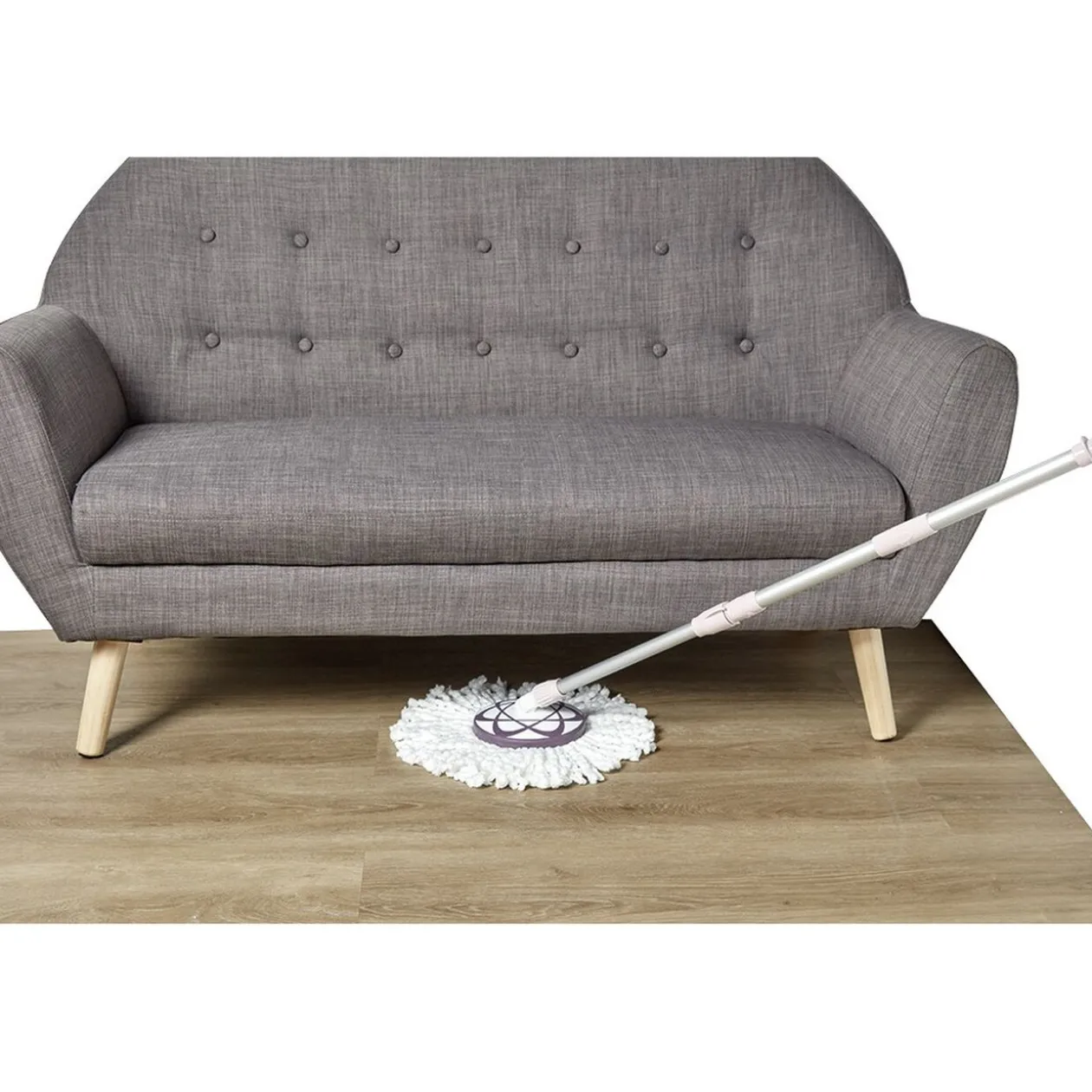 Seau rétractable et balai serpillère