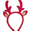 Serre tête Noël design renne rouge et doré