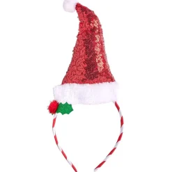 Serre-tête de Noël à sequins