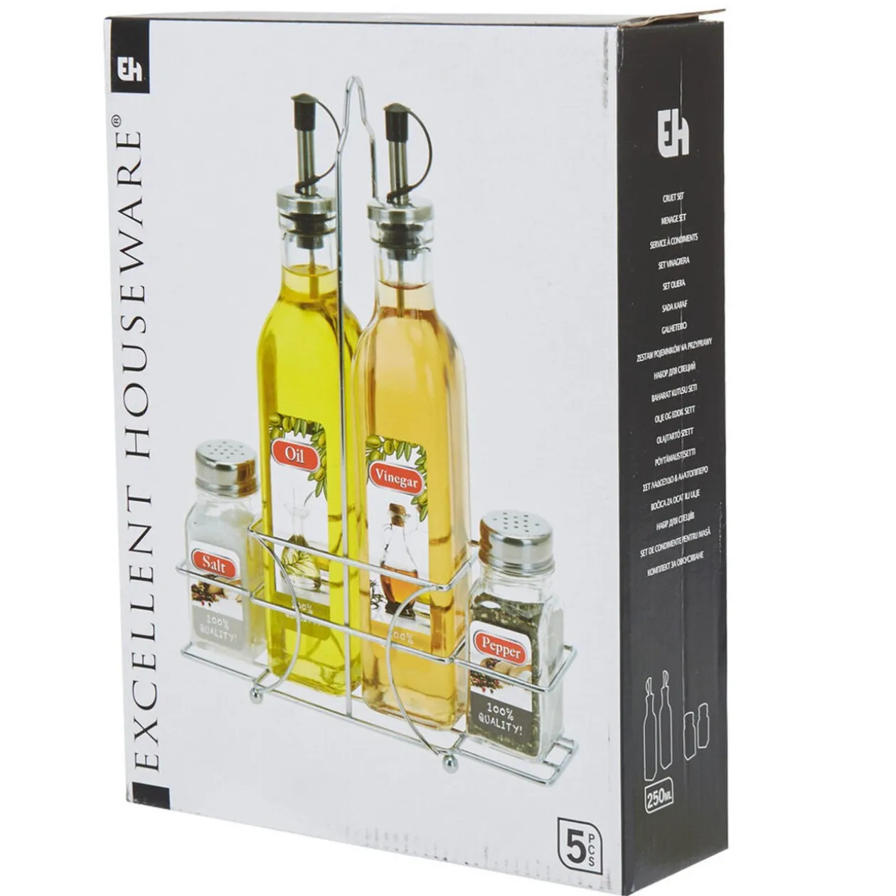 Service à condiments 4 pièces